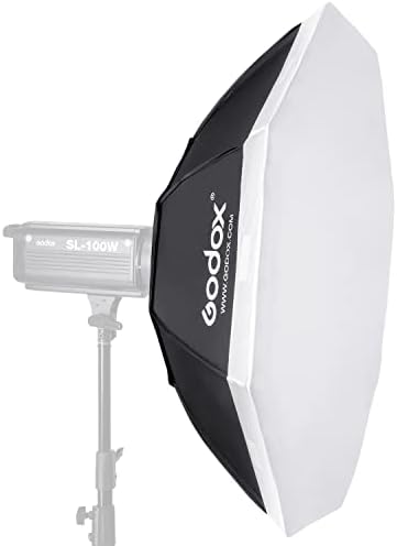 Godox Octagon Softbox 37 inch/95cm Photography Light Diffuser and Modifier with Bowens Speedring Mount for Monolight Photo Studio Strobe Lighting