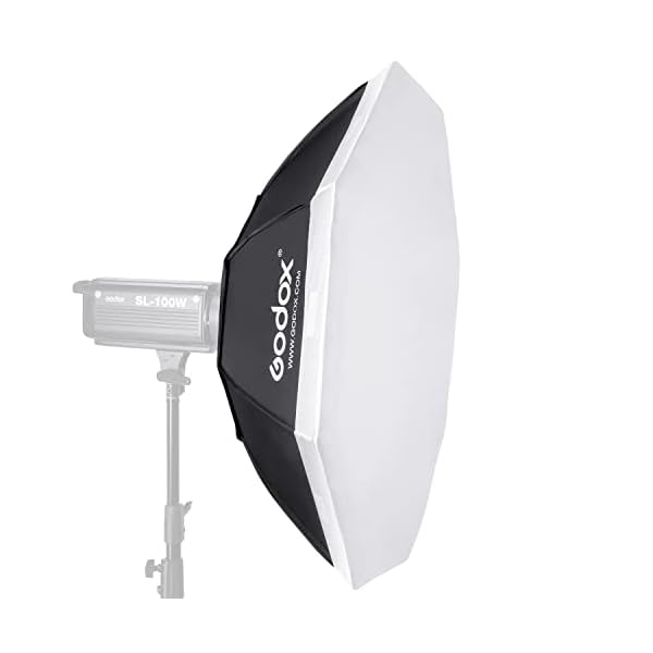 Godox Octagon Softbox 37 inch/95cm Photography Light Diffuser and Modifier with Bowens Speedring Mount for Monolight Photo Studio Strobe Lighting