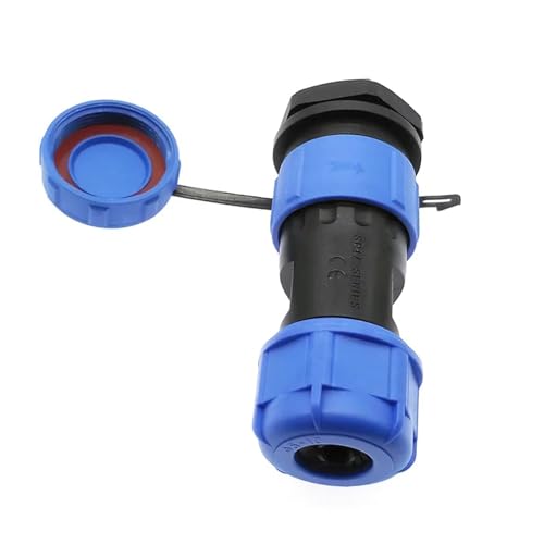 Conectores Sp17 de 9 pines impermeables IP68 con fijación trasera 4