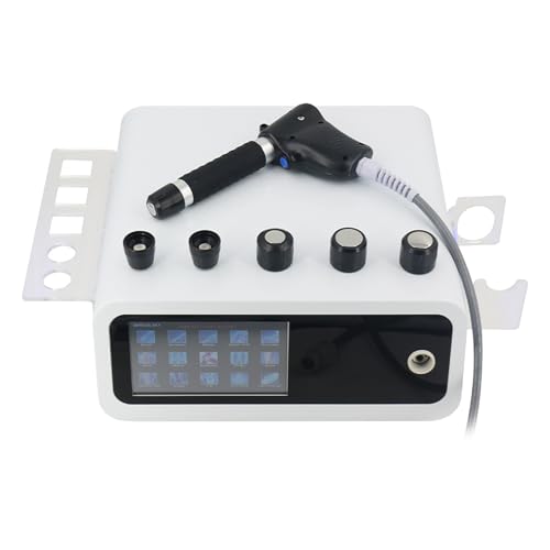 HZFAIGLL Extracorporeal Shockwave Therapy Machine, Pain Relief, Therapy Deep Muscle Massager, Non-Invasive No Side Effects, for Back Waist Leg and Golfer’s Elbow Discomfort