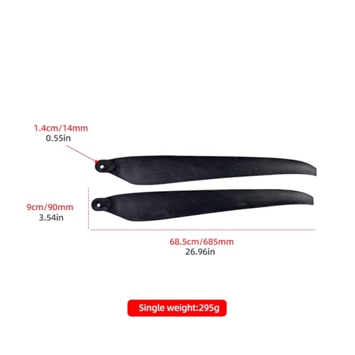 Hélice 5620 pliante en carbone pour drones Hobbywing X13 et EA-J100 - 5
