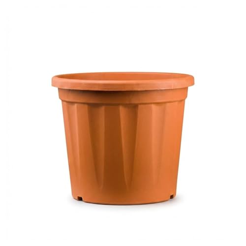 Image of 12 Inch Heavy Duty Plastic Planter | Grower Pot /Garden Pot for Home & Garden (Terracotta) (Pack of 1)