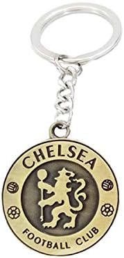 Football Club Keychain Classic Alloy Key Ring to Organize Keys for Men and Women