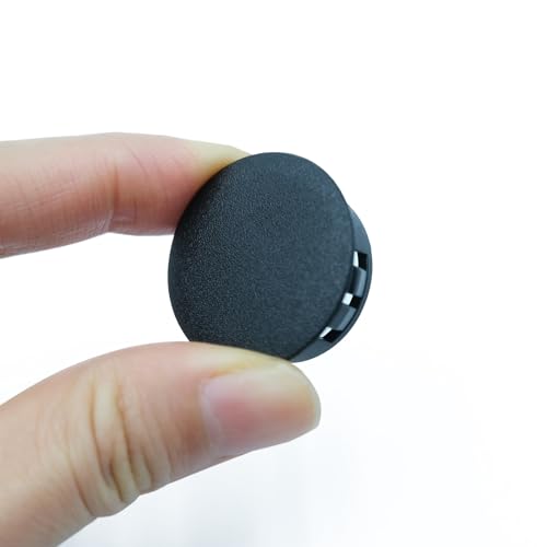 180PCS 8 Sizes Black Plastic Hole Plugs, Plastic Plugs for Round Holes, Flush Type Panel Knockout Locking Plugs, Used for Reserved Holes in Furniture Cabinet, 1/4\" 5/16\" 3/8\" 1/2\" 5/8\" 3/4\" 7/8\" 1\"