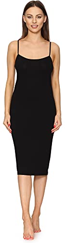 Fond De Robe Femme En Modal - Bretelles Fines Réglables, Antistatique, Gainant, Pour Porter Sous Les Robes - 3