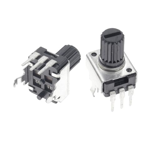 Potenciómetro de sellado 50k RV09 para circuitos y reparación de audio con eje de 15mm