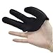 MOLUCKFU Heat Resistant Hairdressing Finger Glove Durable Three Finger Cover for Curling and Straightening Long-Lasting Insulated Protector for Safe Styling