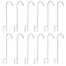 Produktbild LUVODI Schäferhaken 12 Stück Shepherd 's Haken 90x23cm Metall Laternenstab Gartenstab für Solarleuchten, Laternen, Pflanzkörbe, Blumenkugel, Vogelfutter