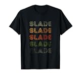 Love Heart Slade Tee Grunge Vintage Style Black Slade T-Shirt
