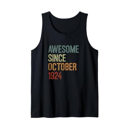 Impresionante desde octubre de 1924, regalo de cumpleaños divertido retro Camiseta sin Mangas