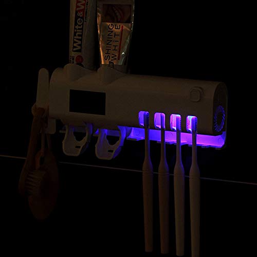 QYWJ Porta spazzolino, sterilizzatore UV per