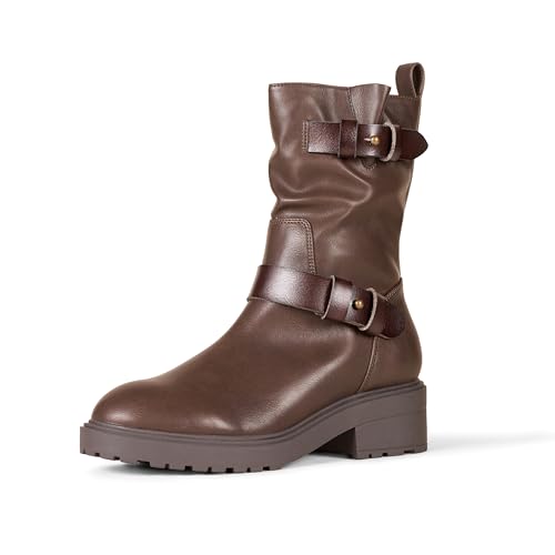 Amazon Essentials Women's Biker Boots - Now $39.70