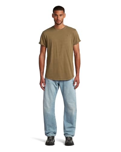 G-STAR Herren Lash T-Shirt, Braun (Desert Palm Gd D16396-2653-h413), S EU – Ansicht 3