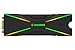 Xilence M2SSD.B.ARGB M.2 2280 SSD PCIe NVMe/SATA, 3PIN ARGB 5V, pasywny, czarny