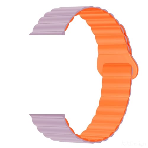 Bracelet silicone boucle magnétique pour Apple Watch 49mm 45mm 41mm