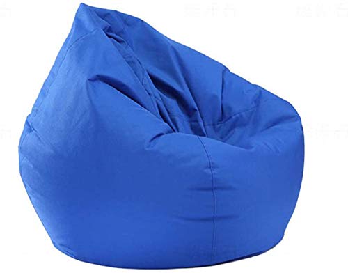 Funda impermeable para puf, tela Oxford de gran almacenamiento para sillas de juego y jardín, suave para uso en interiores y exteriores con cremallera, no incluye relleno