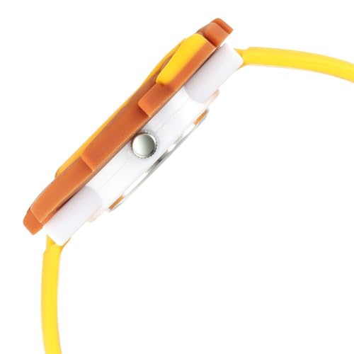 Zoop Friends from Nature Quartz Analog Yellow Dial Yellow Plastic Strap Watch for Kids - NT26033PP01