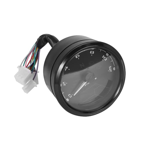 Compteur de vitesse digital moto avec odomètre haute précision et jauge 12V