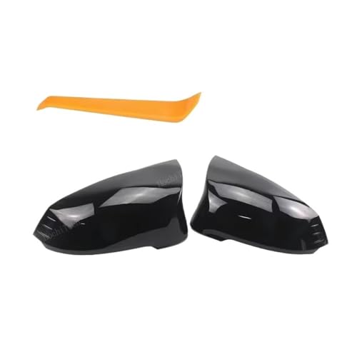 Coques rétroviseur voiture noir brillant pour les trajets du quotidien en iX1 iX2 U11 U10