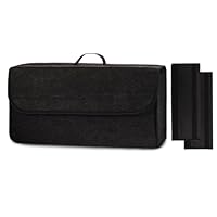 Einesin Auto Kofferraumtasche aus Filz mit Klett Fixierung Kfz Kofferraum Organizer Tasche, Filz Auto box kofferraumtasche Toolbag - Geeignet für alle Fahrzeuge