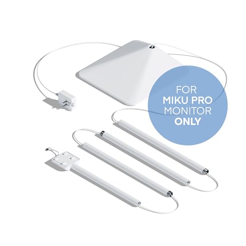Miku Floor Stand Accessory for Miku Pro Upgraded Smart Baby Monitor, Adjustable Stable Base for Crib and Nursery Placement, Easy to Install, Tools Included, Monitor Not Included
