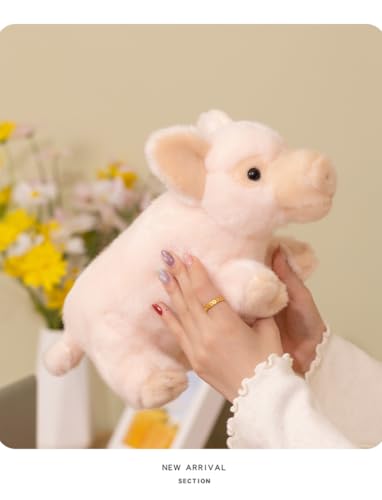 シミュレーションピッグぬいぐるみ人形 ふわふわ癒し系置物 抱き枕添い寝枕 プレゼントいいもの [5]