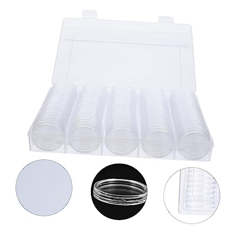 Set de cajas para monedas con protección y diseño transparente miniatura 7