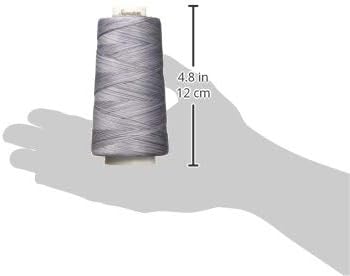 Signature 3 Ply Cotton Quilting Thread, 40wt/3000 yd, Variegated Grey Shades 49S-M90