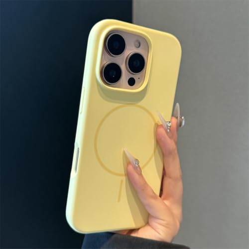 RNOZX For iPhone 16 Pro Max�p�t�̃V���R���P�[�X �}�O�l�b�g�����C�����X�[�d�Ή� �\�t�g���o�[�J�o�[�iFor iPhone 16 Pro Max�p/�C�G���[�j