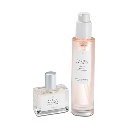 Le Monde Gourmand Crème Vanille Eau de Parfum & Body Oil Gift Set - Warm Vanilla, Jasmine, Amber Perfume Notes