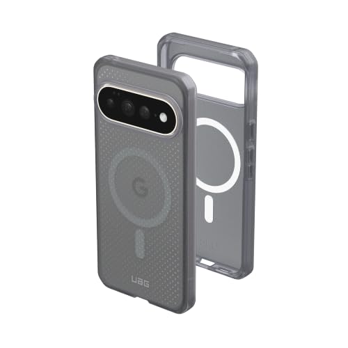 Image of Urban Armor Gear UAG Designed for Google Pixel 11 Pro XL, Dot - Compatible with Magnetic Charging, Rugged Anti-Slip Military Grade Dropproof Transparent Slim Protective Cover - Ash
