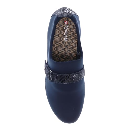 Image of Revere Genoa Women's Stretch Loafer - Elegant Adjustable Leather with Super Soft Stretch Upper and Contoured Removable Footbeds