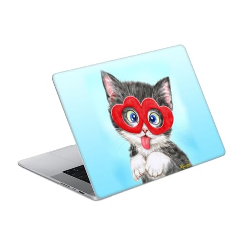 Skin MacBook Pro 14 A2442 Autocollant Chaton Drôle au Bureau