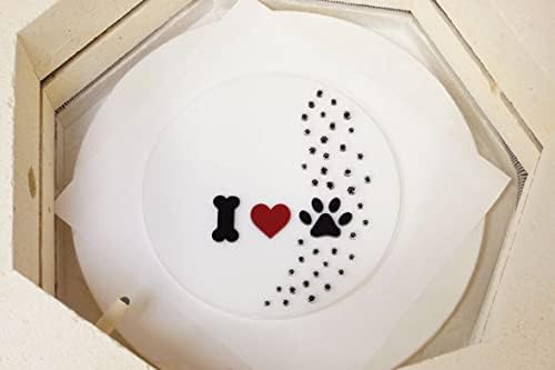 Black Paw Print Millefiori - 90 Coe