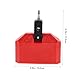 Holibanna Red 6-Inch Cowbell for Drum Set Percussion Instrument Accessory Sturdy and Wear-Resistant for Musicians Suitable for Drumming and Performance