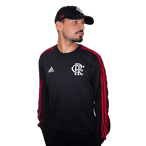 Moletom Adidas Masculino Dna Flamengo Black/red Hy6248 2gg