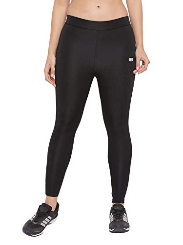 Image of Clovia Women's Polyester Activewear Sports Ankle Length Tights