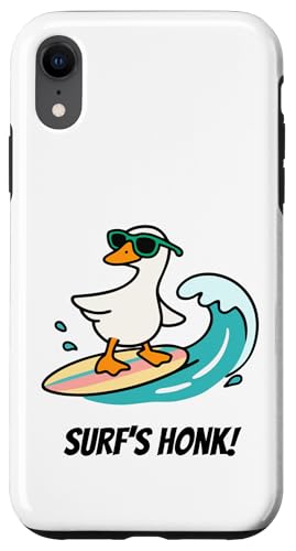 Surf's Honk �ʔ��� �K�`���E �T�[�t�B�� �e�B�[�� �j�� �j�̎q �c�� �X�}�z�P�[�X iPhone XR �p