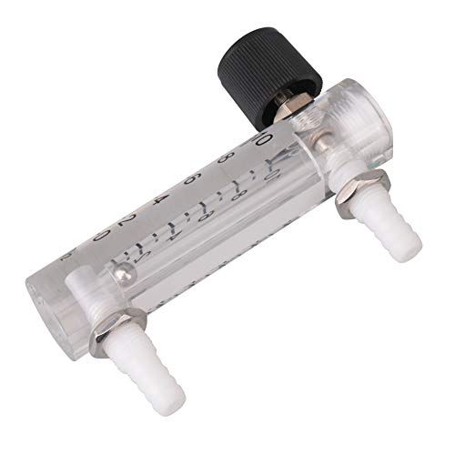 image for CNBTR LZQ-3 0-10 LPM Tube Type Acylic Flowmeter Gas 8mm Hose Fitting O