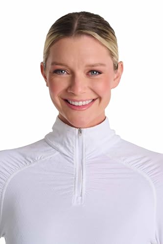 Coolibar UPF 50+ Women's Arabella Quarter-Zip - Sun Protective4