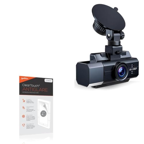 BoxWave Screen Protector Compatible with CamPark DC40 - ClearTouch Anti-Glare (2-Pack), Anti-Fingerprint Matte Film Skin