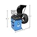 ATLAS Automotive Equipment WB49-2 Wheel Balancer, Automatic 2D Entry, Raised LED, Split-Weight, Self-Diagnosing, Handles 32-Inch Wheels, 150 lbs., Static/Dynamic, Tool Set, Quick Nut