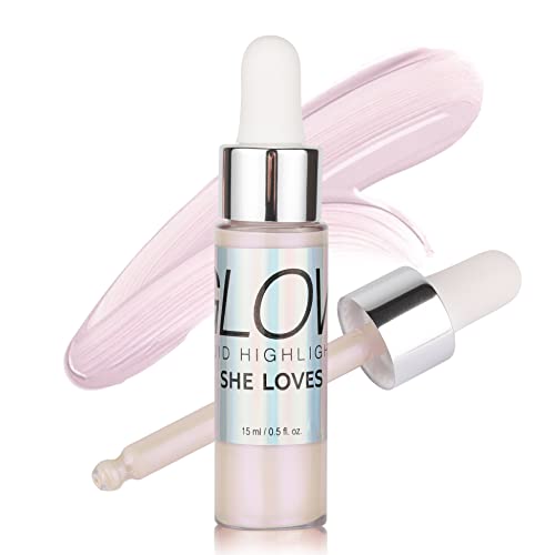 Wiwoseo Crystal Highlighter Makeup Korean Glossier Brightener Asian Face Highlighter Cream Brightener Korean Cosmetics Under Eye Inner Corner Highlighter (Sakura Pink) #TOP18