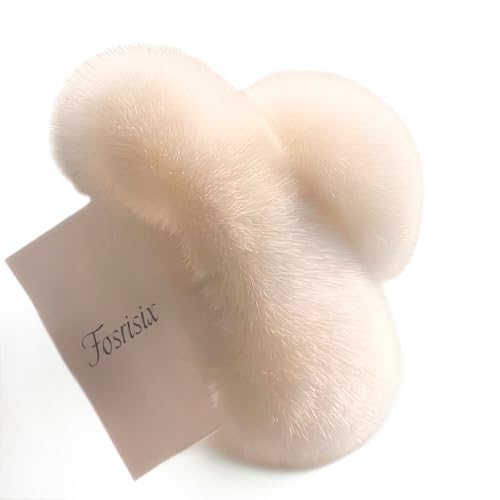 Pinzas para el cabello blancas y mullidas, estilo peluche, grandes, para cabello grueso o rizado, accesorios estéticos femeninos para Navidad, Halloween y Año Nuevo