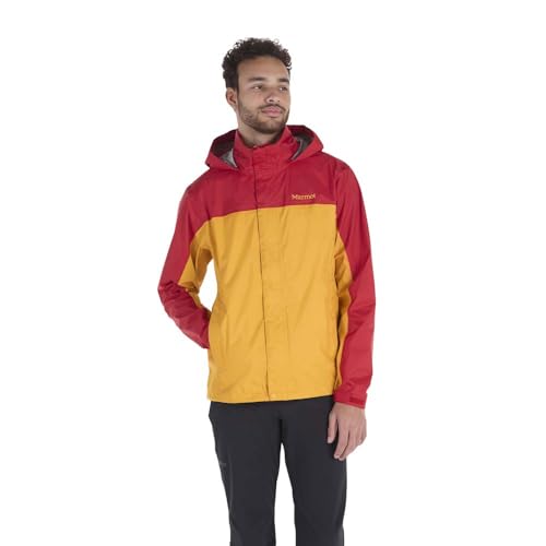 Image of MARMOT Men's Precip Eco Waterproof Rain Jacket - 100% Recycled, Breathable, Lightweight, Packable Raincoat