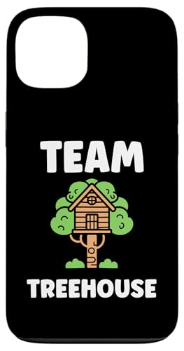 Nature tree house in minimalist trees simple team tree house �X�}�z�P�[�X iPhone 13 �p