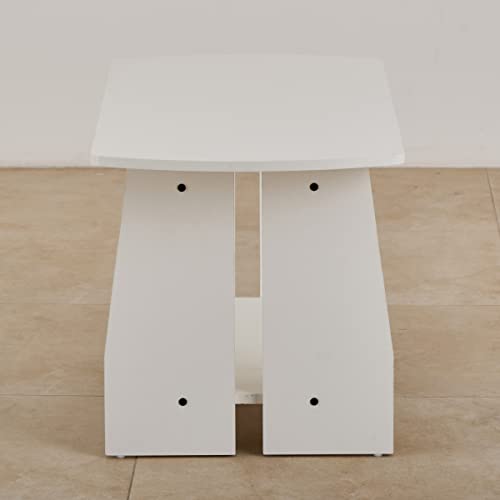 Image of Home Centre | Helios Reynan | Engineered Wood | Center Table | Coffee Table | White | 1 Year Warranty