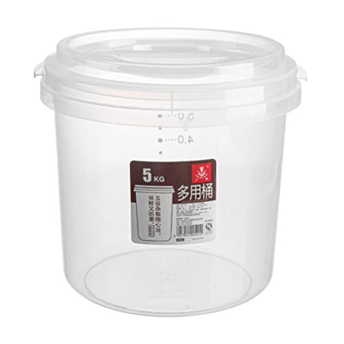 UPKOCH Medição Frascos Com Tampas de Plástico De Armazenamento De Alimentos Recipiente de Armazename