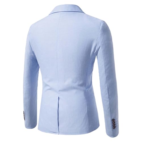 Blazer para hombre de corte regular y un botón 4