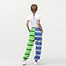 Girls Color Block Striped Sweatpants Athletic Drawstring Joggers Loose Cute Track Pants with Pockets for Kids 3-14 Years